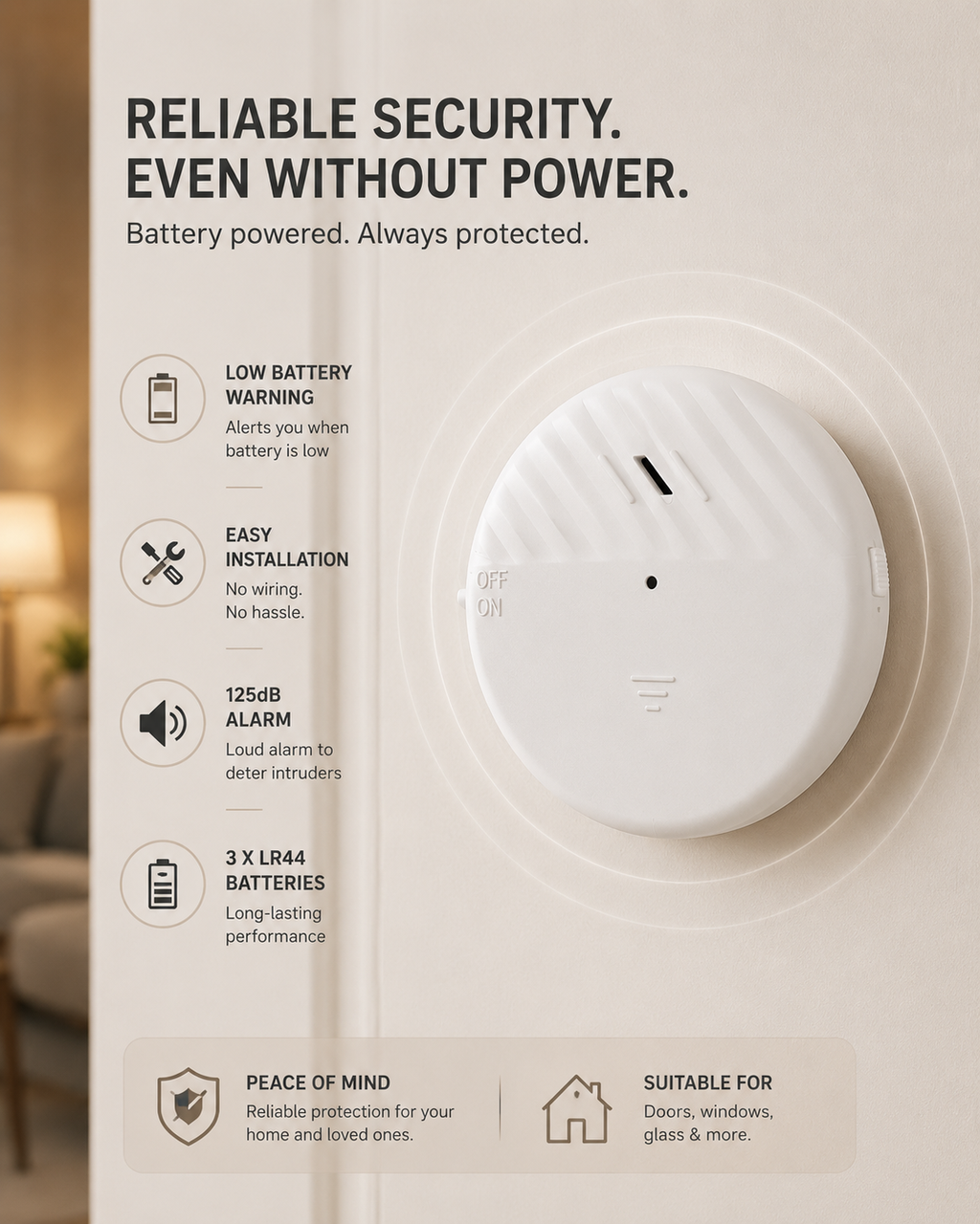 Smart Vibration Alarm Sensor