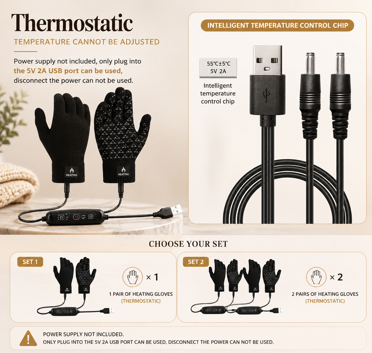 Electric Heating Gloves