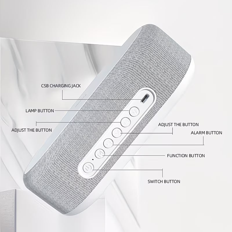 SmartCharge Digital Alarm Clock & Wireless Charging Station